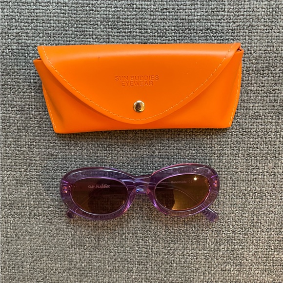 Sun Buddies Courtney Sunglasses - Purple Rain - Picture 3 of 7